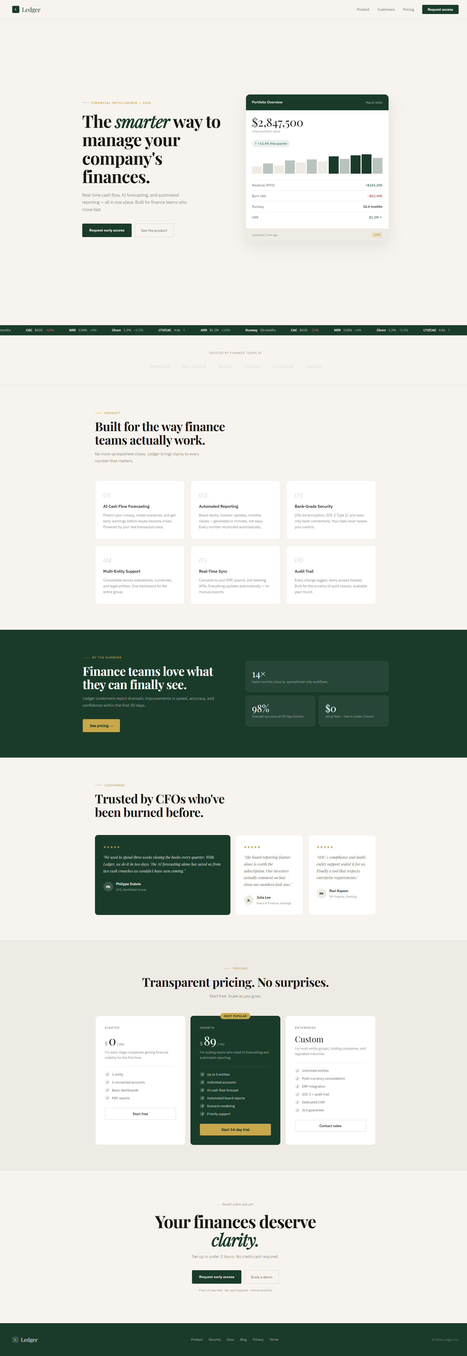 Ledger template preview